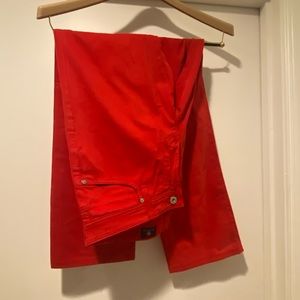 AG Jeans men’s red denim